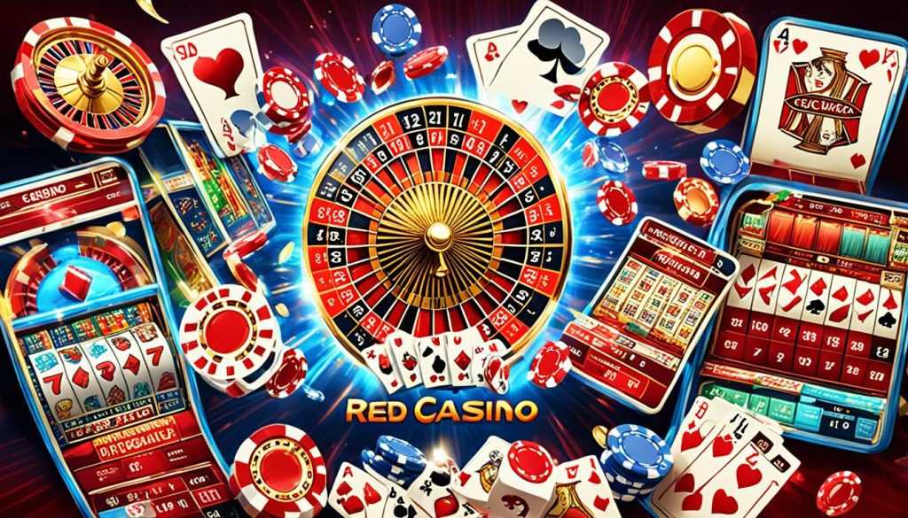 wybór gier w czerwonym kasynie